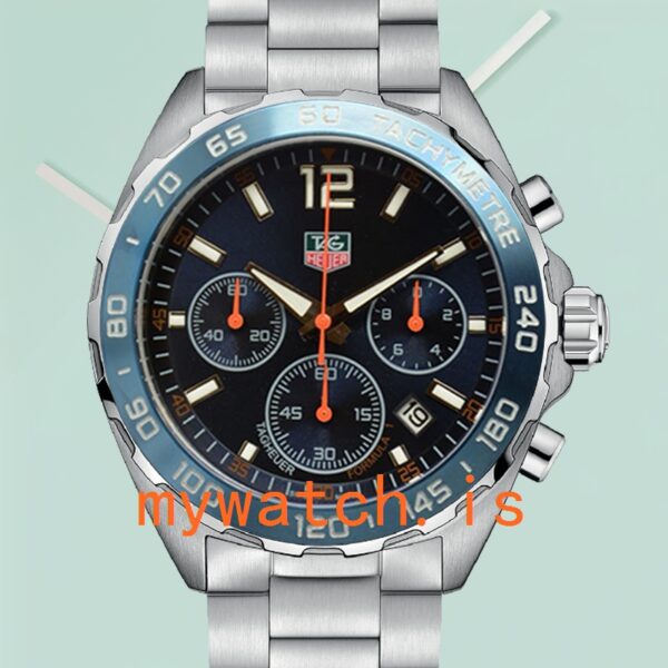 Tag Heuer Formula 1 CAZ1014.BA0842 Men 43mm Silver-tone: A Masterpiece of Precision and Style