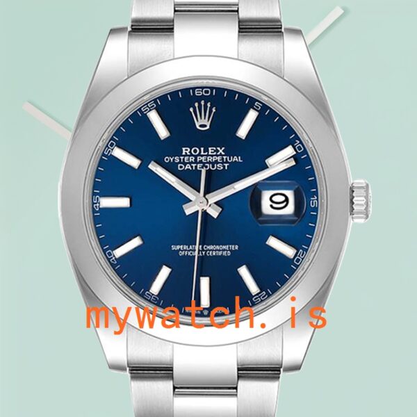 Rolex Datejust M126300-0001 Mens 41mm Blue Dial Stainless Steel: Genuine vs. Replica