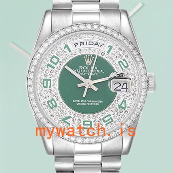 Rolex Day-Date 36mm Mens 118346 President Bracelet Diamond Bezel: A Symbol of Prestige