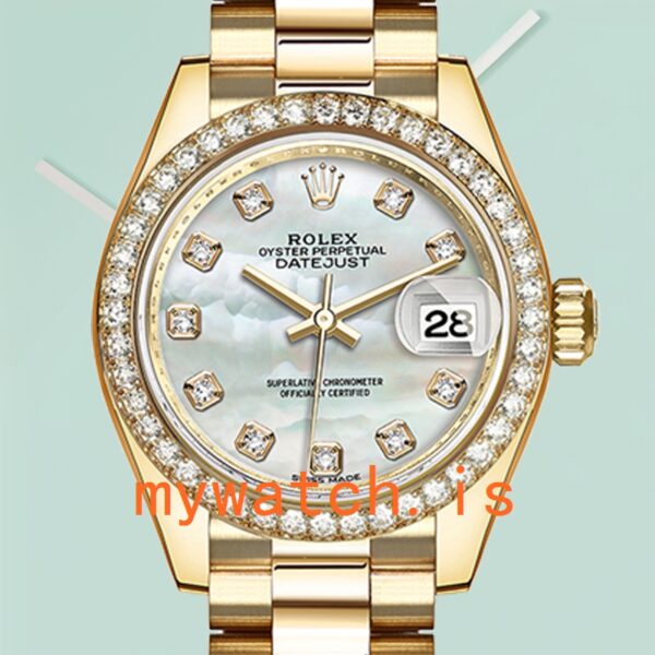 Rolex Datejust 28mm Ladies m279138rbr-0015 Automatic Mother of Pearl Dial: A Timeless Elegance