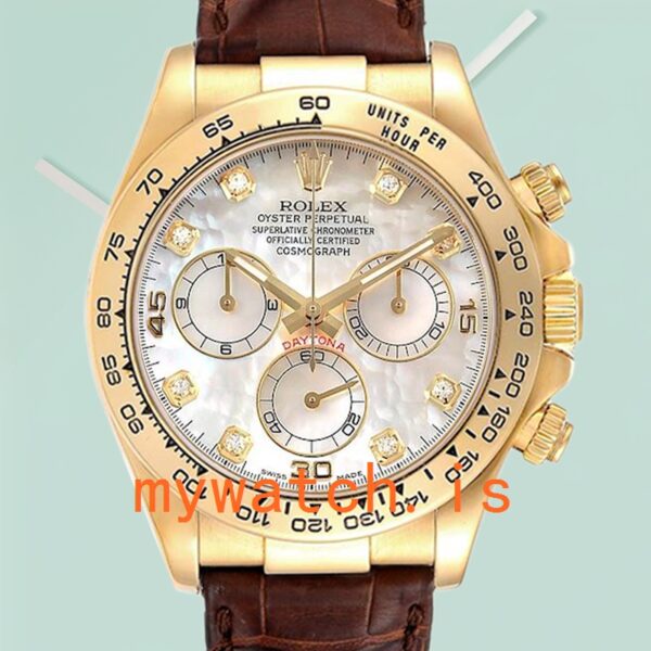 The Ultimate Guide to Rolex Daytona Men’s 40mm 116518 Automatic Leather Strap
