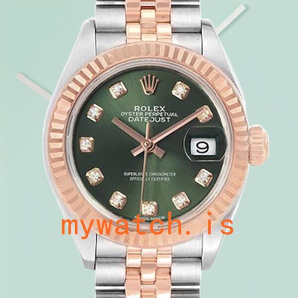 Rolex Datejust Ladies 279171 28mm Green Dial Stainless Steel: A Timeless Elegance