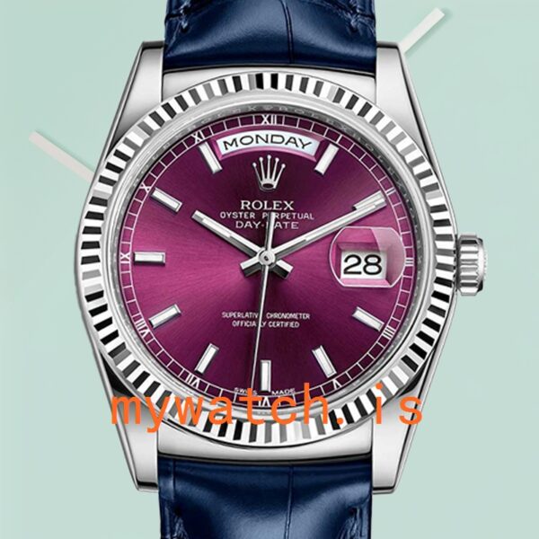 Rolex Day-Date 36mm Mens m118139-0060 Automatic Stainless Steel: Genuine vs. Replica