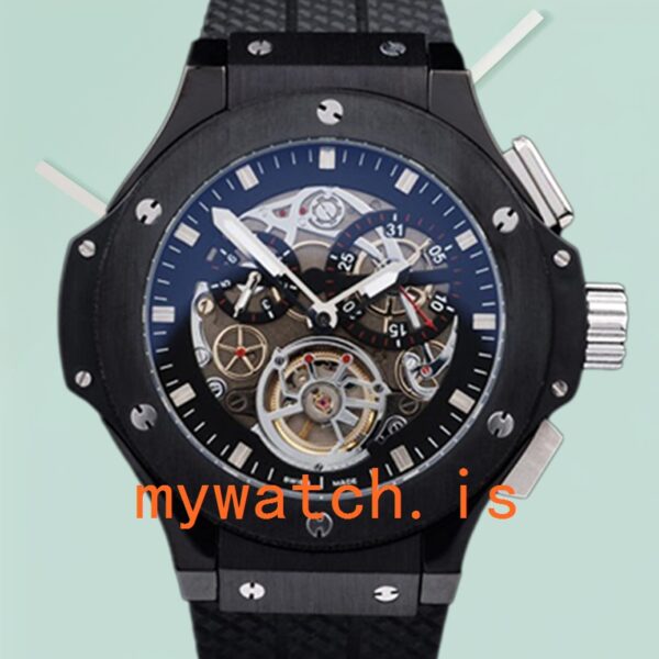 Hublot Big Bang Men BigbangSKSR-001 48mm Automatic Rubber Band: Authentic vs. Replica