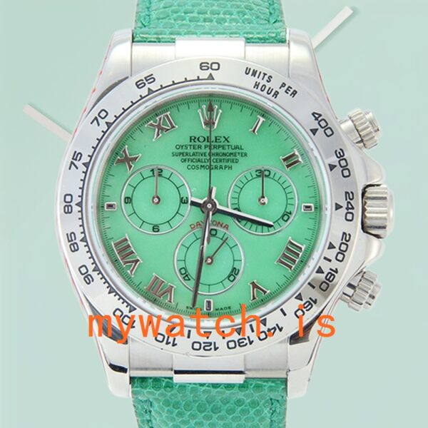 Rolex Daytona Mens 40mm 116519-0107 Stainless Steel Silver-tone: Genuine vs. Replica