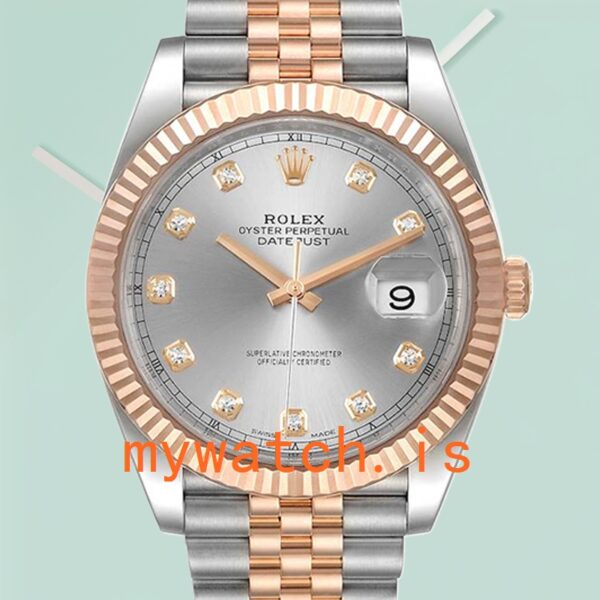 Rolex Datejust 41mm Mens 126331 Silver-tone Stainless Steel: Genuine vs. Replica