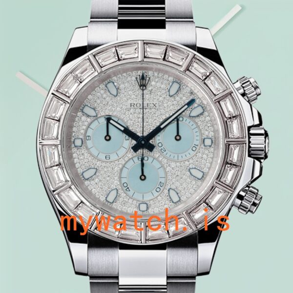 Rolex Daytona 40mm Mens 116576 Automatic Diamond Paved Dial: A Comprehensive Analysis
