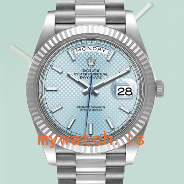 Rolex Day-Date Men's m228236-0005 40mm Silver-tone Stainless Steel: A Timeless Masterpiece
