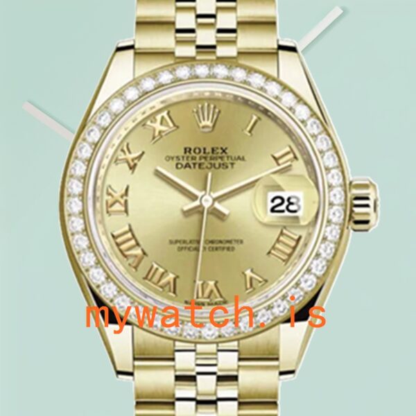 Rolex Datejust Ladies m279138rbr-0022 28mm Champagne Dial: A Timeless Elegance