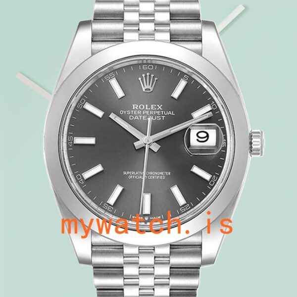 Rolex Datejust Men's M126300-0008 41mm Silver-tone Jubilee Bracelet: A Timeless Classic